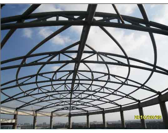 许昌中煤朔州宾馆管桁架工程
